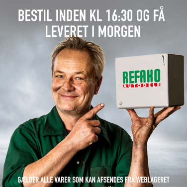 Bestil inden 16:30 og få leveret i morgen.